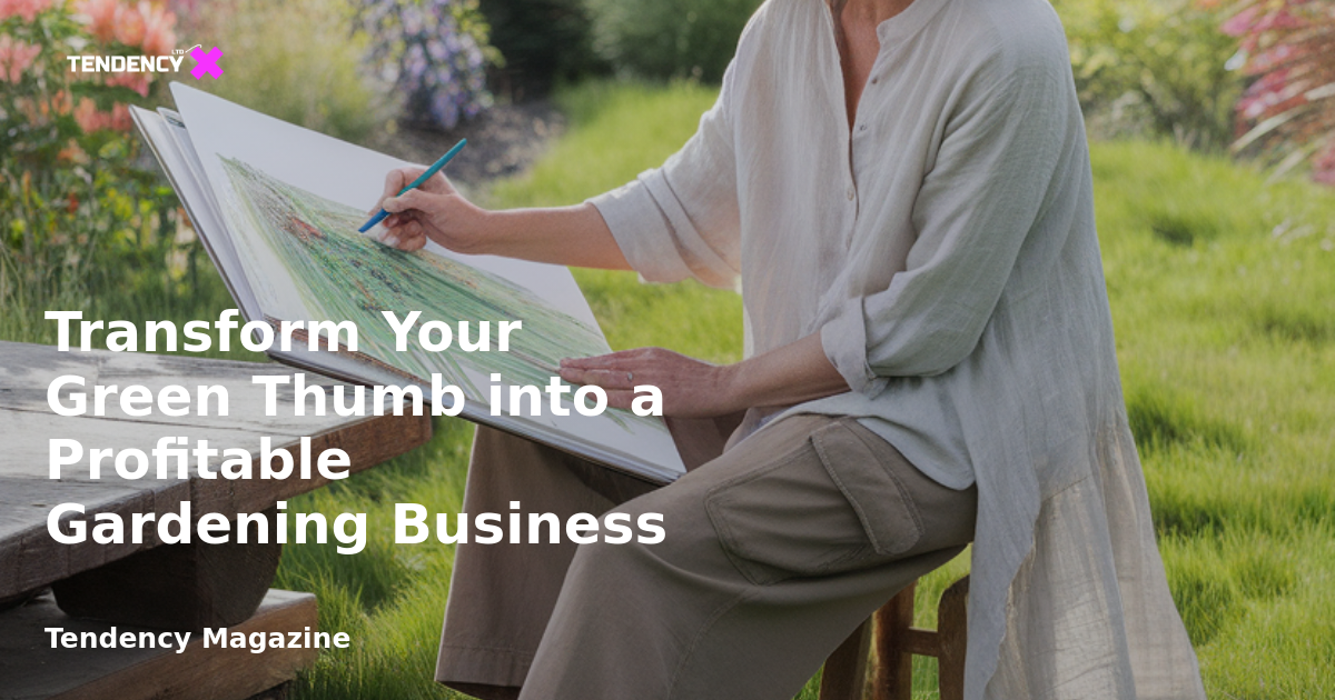 Transform Your Green Thumb into a Profitable Gardening Business