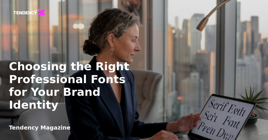banner Choosing the Right Professional Fonts for Your Brand Identity